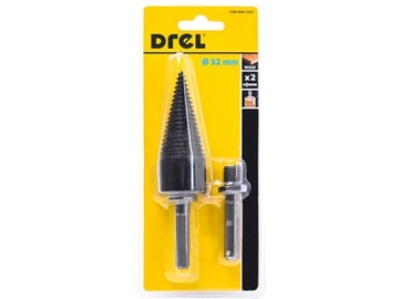 DREL WIERTŁO ŚWIDER DO ROZŁUPOWANIA ŁUPANIA DREWNA 32mm + 2 ADAPTERY