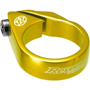 Obejma (zacisk) sztycy Reverse Bolt Clamp 34.9mm gold