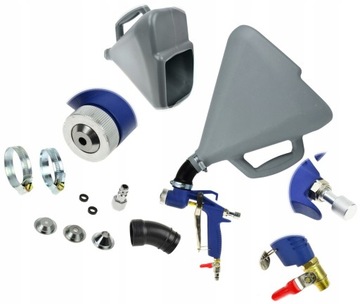 ПОКРАСОЧНЫЙ ПИСТОЛЕТ ДЛЯ ШТУКАТУРКИ И БЕЛОЙ ШТУКАТУРКИ 7,5 Л С СОЕДИНИТЕЛЕМ