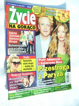 ŻYCIE NA GORĄCO 21/2012- ADAMCZYK, DODA, GÓRNIAK