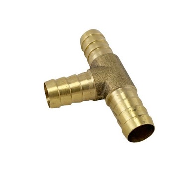 Trójnik mosiężny PALIWOWY na wąż 12,5 mm