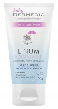 DERMEDIC Emollient Linum Baby защитный крем SPF 15
