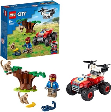 LEGO CITY Quad ratowników dzikich zwierząt 60300