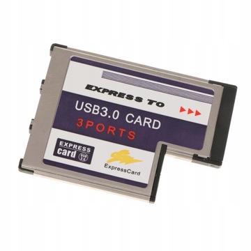 Скрытая карта Express Card USB 3.0 с 3 портами, 54 мм
