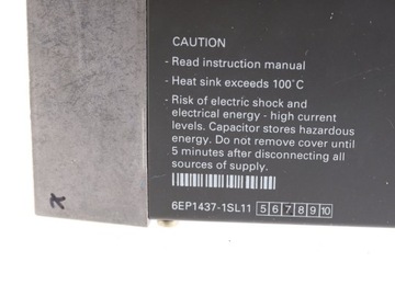 SIEMENS 6EP1437-1SL11 6EP14371SL11 БП 24В постоянного тока 40А