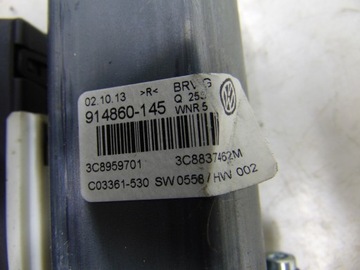 MOTOREK OKNO PRAVÝ PŘEDNÍ PASSAT CC 3C8837462M