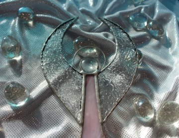 Современное стекло Тиффани розовый ангел