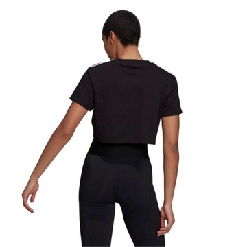 ФУТБОЛКА ADIDAS HYPERGLAM M, КОРОТКИЙ ЖЕНСКИЙ ТОП