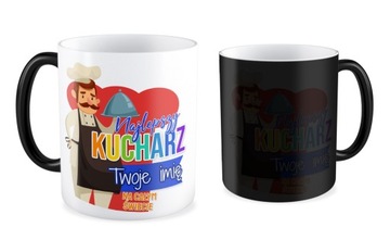 Kubek magiczny NAJLEPSZY KUCHARZ Twoje imię