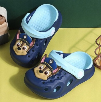ЛАСТЫ ДЕТСКИЕ ТАПОЧКИ ОБУВЬ САНДАЛИИ PAW PATROL CHASE 26-27