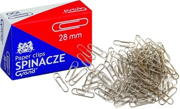 Spinacze Biurowe GRAND 28mm 100szt.