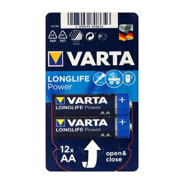Профессиональные батарейки Varta Longlife R6 AA 60 шт.