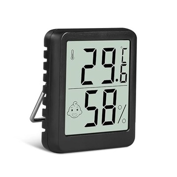 Mini termometr LCD, cyfrowy termometr do wnętrz, higrometr wewnętrzny