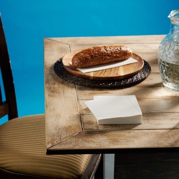 Салфетки бумажные гастрономические, белые, 15х15, 500с.