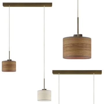 Lampa wisząca zwis żyrandol sufitowa LED E27 ABAŻUR FORNIR do salonu