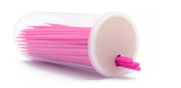 БЕЗВОЛОКОННЫЕ АППЛИКАТОРЫ ДЛЯ РЕСНИЦ МИКРОЩЕТКА 100 шт Prima Derma