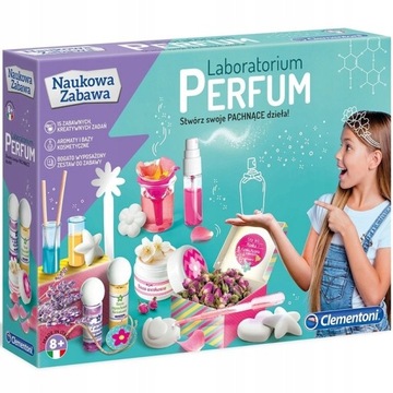CLEMENTONI LABORATORIUM DO ROBIENIA PERFUM NAUKOWA ZABAWA 8+