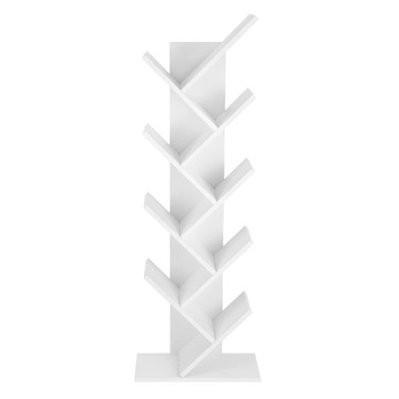 Regał geometryczny na książki drzewo drzewko