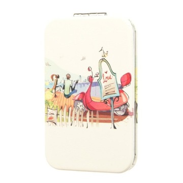 Składane lusterko kieszonkowe do torebki