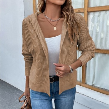 Sweter Jesienno-zimowa Vintage kobiece jednokolo