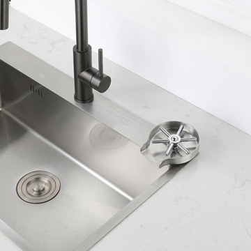 2x мойка чашек из нержавеющей стали, ополаскиватель чашек