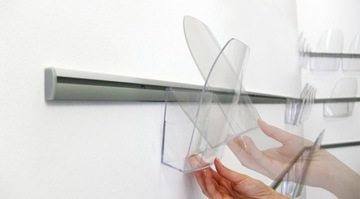 Карман для листовок А4, подвешиваемый на рейку DA CAPO.