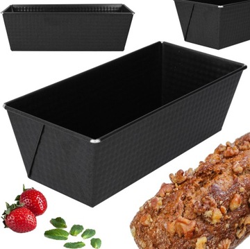 BLACHA DO PIECZENIA FORMA KEKSÓWKA 25x12x8 CM UNIWERSALNE ZASTOSOWANIE