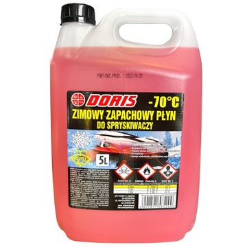 Koncentrat Płynu zimowy do spryskiwaczy Zapach -70 °C 5L