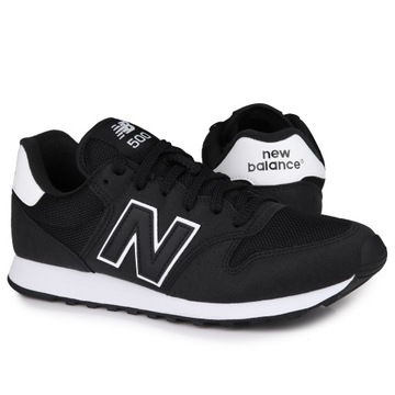 Buty sneakersy męskie sportowe New Balance GM500EB2 BLACK WHITE