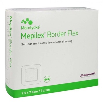 Opatrunek Mepilex Border FLEX 7,5 x 7,5 /opk. 5 szt Opatrunek Mepilex Borde