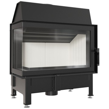 Kominek Wklad Powietrzny KRATKI ZIBI Lewy 11kW EKO Rekuperacja ZESTAW