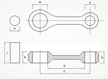 Шатун ROTAX 122/123 APRILIA RS 125 RX SX TUONO