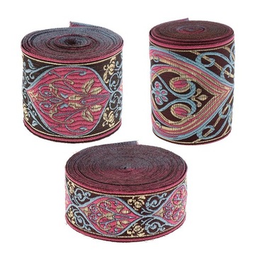 Кружевная декоративная рулонная жаккардовая ткань Hanf