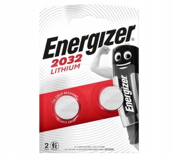 Bateria do zegarka Litowa Energizer CR2032 3V 2szt