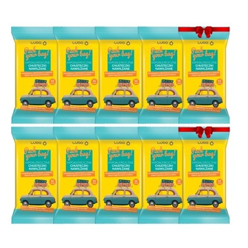 Chusteczki odświeżające PACK YOUR BAG 8+2 GRATIS