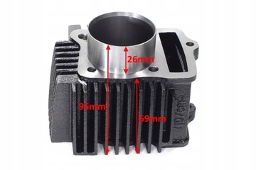 ЦИЛИНДР ATV 110 52,4 мм ШТИФТ 13 мм КОМПЛЕКТ. ВЫИГРАТЬ П ДВИГАТЕЛЬ