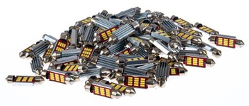 10 sztuk -Żarówka 41mm C5W C10W 12SMD 4014 12V/24V
