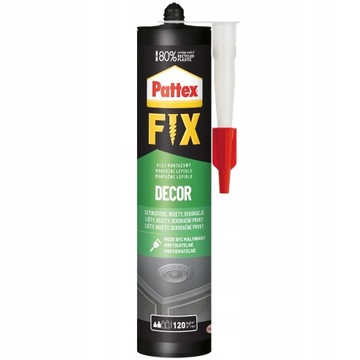 KLEJ PATTEX FIX DECOR MONTAŻOWY DO SZTUKATERII