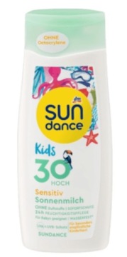 SUNDANCE KIDS SENSITIVE молочко захисне на сонце для дітей фільтр 30+