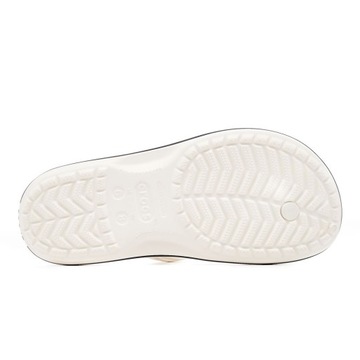 Japonki Crocs Crocband Flip, białe męskie 11033-100 41-42