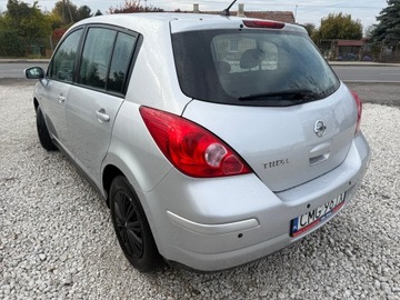 Nissan Tiida Hatchback 1.6 i 110KM 2009 NISSAN TIILDA zarejestrowany, stan dobry klima, zdjęcie 6