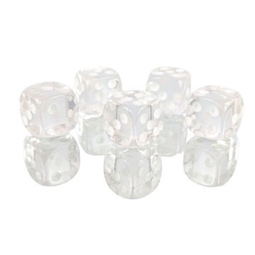 SZKLANY TOPÓR KOŚĆ SZEŚCIOŚCIENNA K6 RPG 1,1 CM