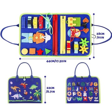 БИЗИ ДОСКА МОНТЕССОРИ ИГРУШКА ДЛЯ ДЕТЕЙ, ПОДАРОК