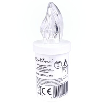 Электрические вставки для свечей 90 дней, 12 шт.