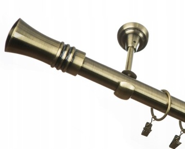 KARNISZE ITALIA KARNISZ METAL POJEDYNCZY 25/160cm