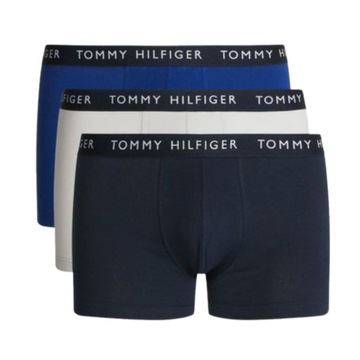 -10% TOMMY HILFIGER BOKSERKI MĘSKIE 3-PACK TRUNK M