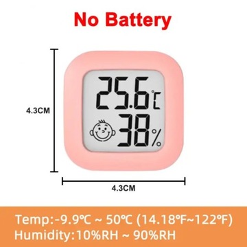 Mini LCD cyfrowy termometr higrometr temperatura wewnętrzna domowy miernik