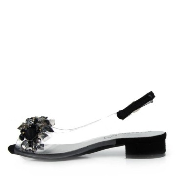 SABATINA 380-9 ПРОЗРАЧНЫЕ САНДАЛИИ ЧЕРНЫЕ 37