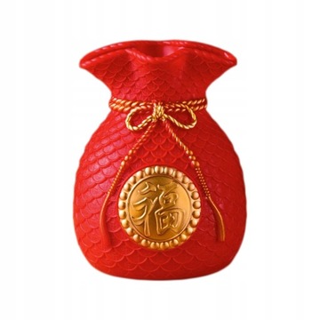 Цветы Декоративная Ваза Дом Красный Фу