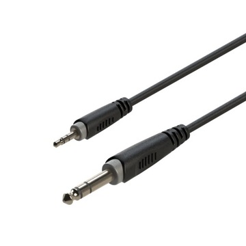Roxtone RACC280L6 - kabel Jack 3.5 - Jack 6.3 6m